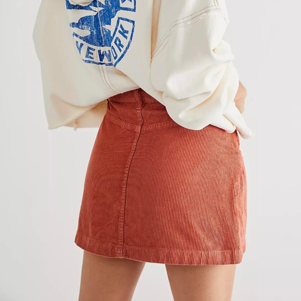 Free People Ray Cord Mini Skirt - Picture 4 of 8